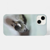 Tidi mijn vogel de Parus Major iPhone Hoesje (Achterkant horizontaal)