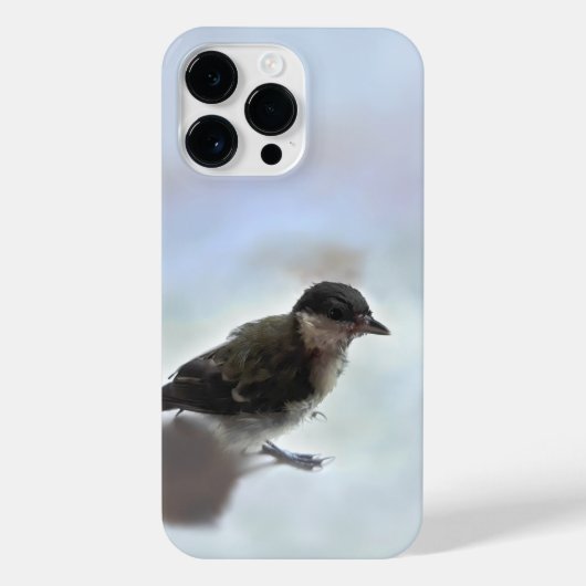 Tidi mijn vogel de Parus Major iPhone Hoesje (Achterkant)