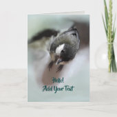 Tidi mijn vogel de Parus Major Kaart (Voorkant)