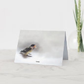 Tidi mijn vogel de Parus Major Kaart (Achterkant)