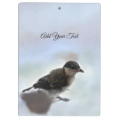 Tidi mijn vogel de Parus Major Klembord (Achterkant)