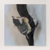 Tidi mijn vogel de Parus Major Legpuzzel (Verticaal)