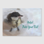 Tidi mijn vogel de Parus Major Magnetic Card (Voorkant)