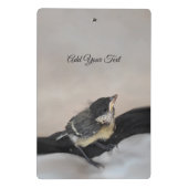 Tidi mijn vogel de Parus Major Mini Klembord (Achterkant)
