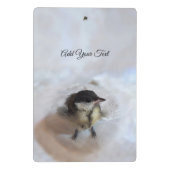 Tidi mijn vogel de Parus Major Mini Klembord (Achterkant)