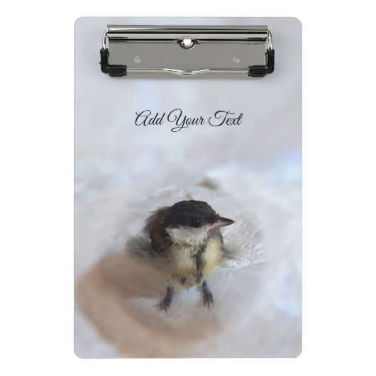 Tidi mijn vogel de Parus Major Mini Klembord (Voorkant)