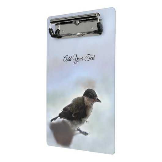 Tidi mijn vogel de Parus Major Mini Klembord (Angled2)