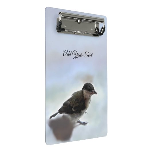 Tidi mijn vogel de Parus Major Mini Klembord (Schuin)