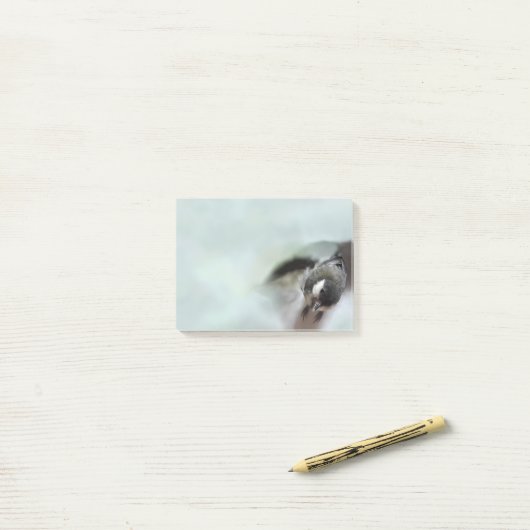 Tidi mijn vogel de Parus Major Post-it® Notes (Op bureau)
