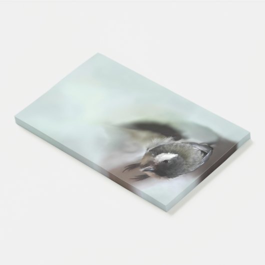 Tidi mijn vogel de Parus Major Post-it® Notes (Schuin)