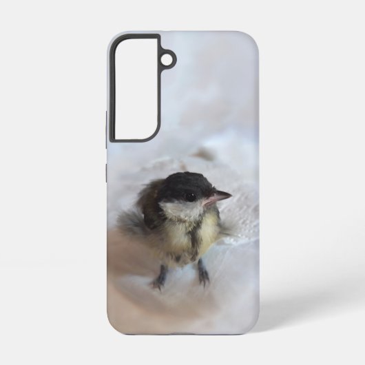 Tidi mijn vogel de Parus Major Samsung Galaxy Hoesje (Achterkant)