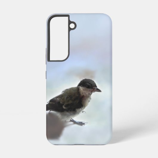 Tidi mijn vogel de Parus Major Samsung Galaxy Hoesje (Achterkant)