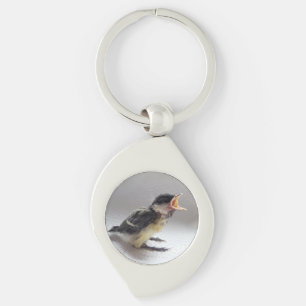 Tidi mijn vogel de Parus Major Sleutelhanger