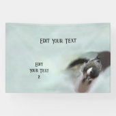 Tidi mijn vogel de Parus Major Spandoek (Horizontaal)