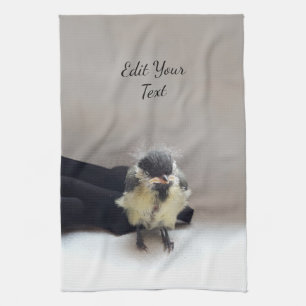 Tidi mijn vogel de Parus Major Theedoek