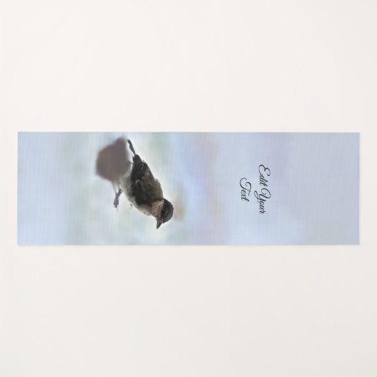 Tidi mijn vogel de Parus Major Yogamat (Voorkant (horizontaal))