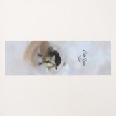 Tidi mijn vogel de Parus Major Yogamat (Achterkant (horizontaal))