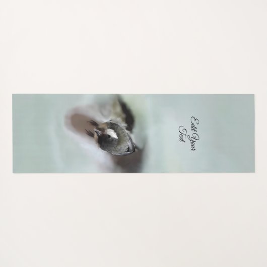 Tidi mijn vogel de Parus Major Yogamat (Achterkant (horizontaal))