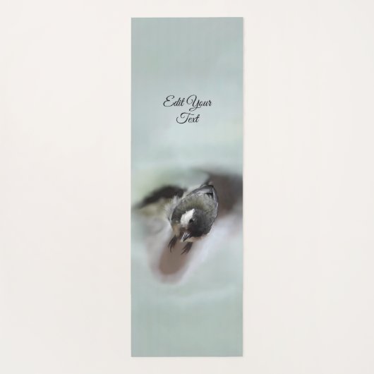 Tidi mijn vogel de Parus Major Yogamat (Achterkant)