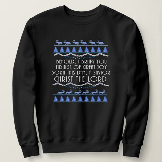 Tiding of Great Joy Christmas Trui (Design voorkant)