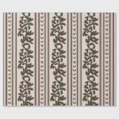 Tidings in Stripes Cadeaupapier (Vlak)