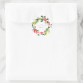 Tidings met kerstfeestdag, sticker (Tas)