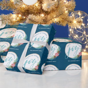 Tidings of Comfort & Joy kerstmis Cadeaupapier