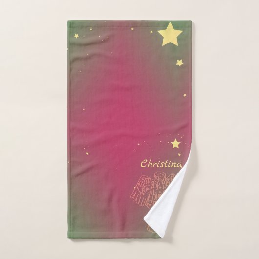 "Tidings of Great Joy" Angel Towel Bad Handdoek (Handdoek)