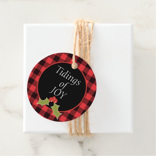 Tidings of Joy | Buffalo Play | kerstcadeau Bedankjes Labels (In situ)