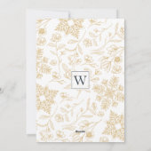 Tidings of Joy | Elegant Waterverf Winter Foliage Feestdagenkaart (Achterkant)