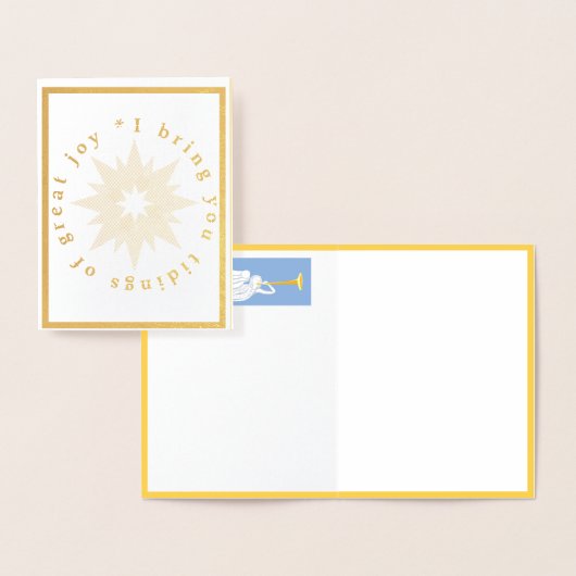 Tidings van grote vreugde Kaart (Display)