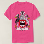 Tidwell Coat of Arms Family Crest  T-shirt (Design voorkant)