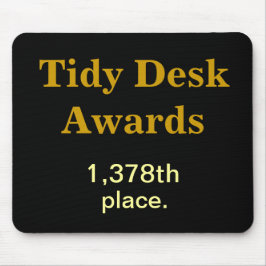 Tidy Desk Awards Cruel Funny CoWorker Joke Muismat