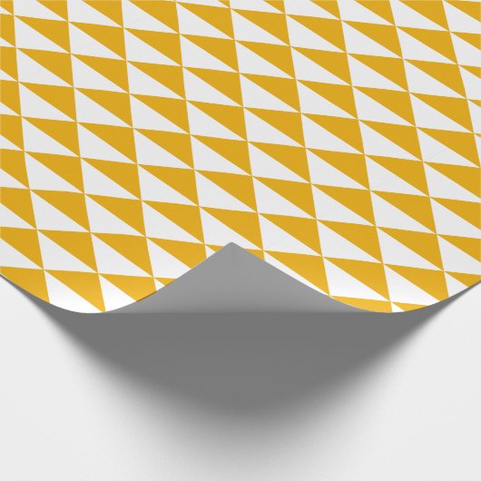 tidy driehoek moderne cadeaupapiermosterd cadeaupapier (Hoek)