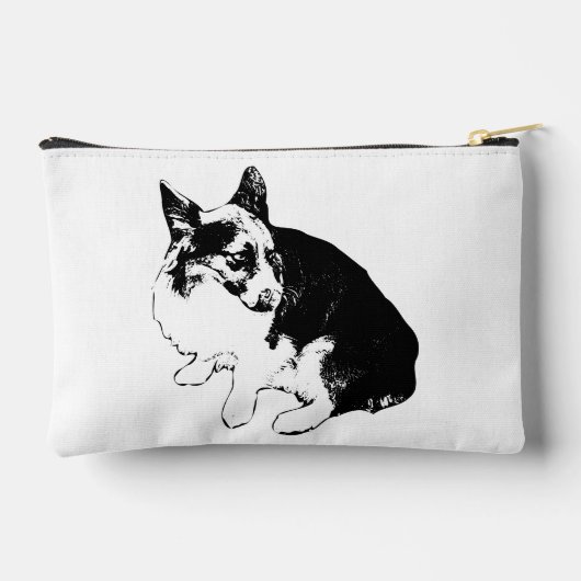 Tidy Pouch, Sitter Print Etui (Achterkant)