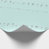 Tidy Waterverf Styled Point Stripes Graphic Cadeaupapier (Hoek)