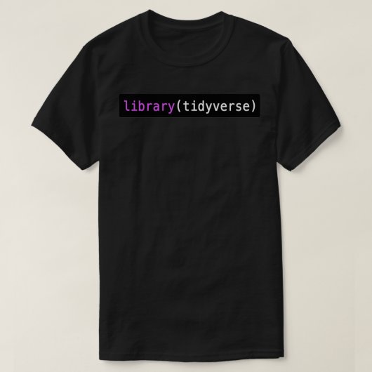 tidyvers 1 t-shirt (Design voorkant)