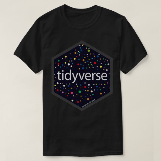 Tidyverse RStudio DataScience T-shirt (Design voorkant)