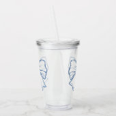 Tie Acryl Drinkbeker (Links)