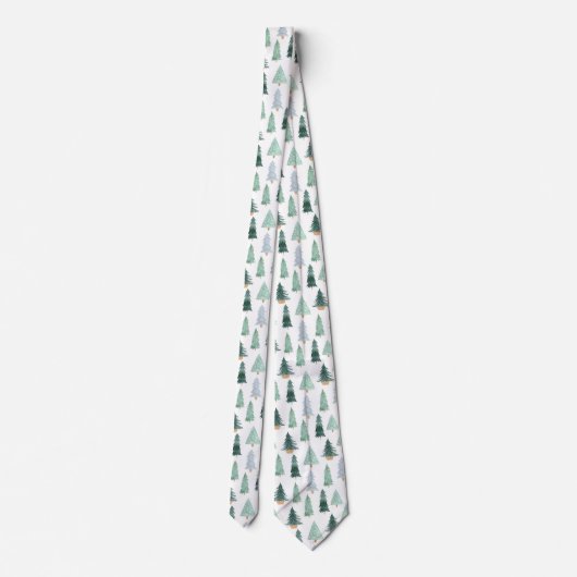 Tie - Christmas Pattern Stropdas (Achterkant)