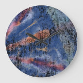 Tie Die Wall Clock Grote Klok (Voorkant)