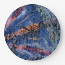 Tie Die Wandklok