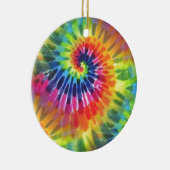 Tie Dye 2 Keramisch Ornament (Rechts)