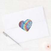 Tie Dye 2 - Populairste Hart Sticker (Envelop)
