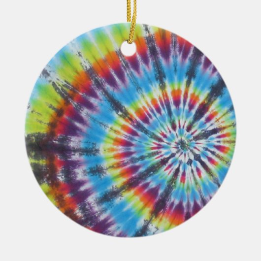 Tie Dye 2 - Populairste Keramisch Ornament (Voorkant)