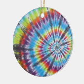 Tie Dye 2 - Populairste Keramisch Ornament (Links)