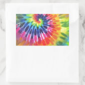 Tie Dye 2 Rechthoekige Sticker (Tas)
