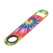 Tie Dye 2 Speed Flessenopener (Voorkant Gekanteld)
