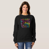 Tie Dye 2e graad hier kom ik docent Seco Trui (Voorkant volledig)