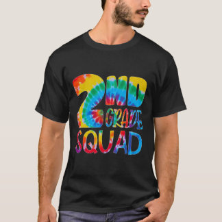 Tie Dye 2e klas squad leraar student eerste dag  T-shirt